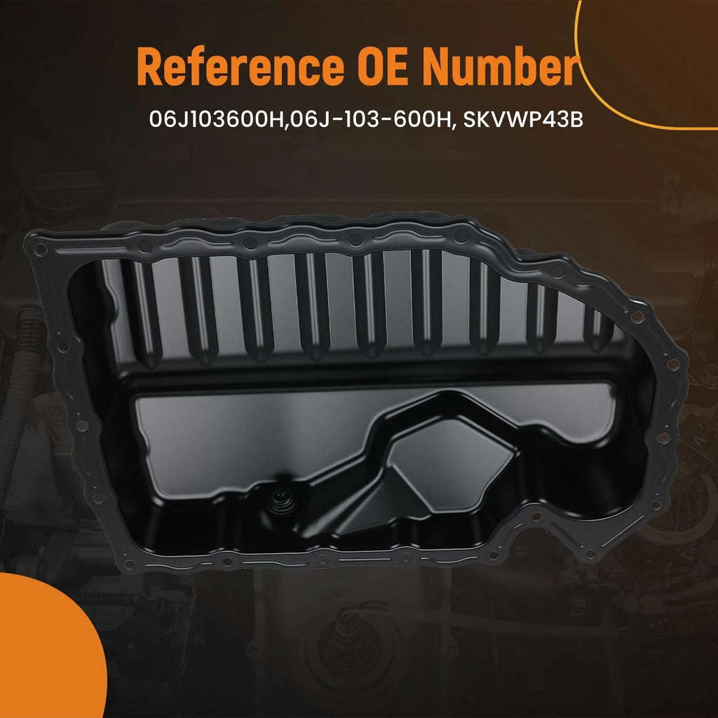 Steel Oil Pan for Volkswagen Passat 2.0L 3.6L (2006–2010)