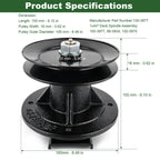 Deck Spindle Assembly for Toro Z Master Z147 Z148 Z150 (2000–2023) 100-3977 99-3934