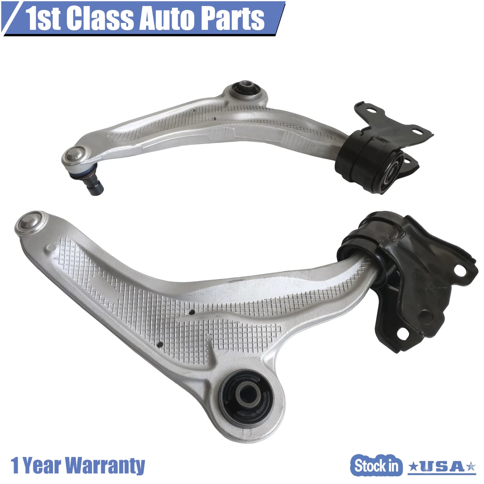 2X Front Lower Control Arm Ball Joint Suspension Kit for Ford Edge (2015–2019)