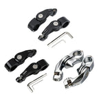 Short Angled Highway Footpegs for Harley Touring Softail