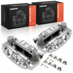 2X Front Brake Caliper with Bracket for Jeep Wrangler JL (2018–2023)