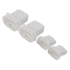 Set of 2 Fastener Clips for Car Rear Seat Locking Clip (38.6mm x 24)