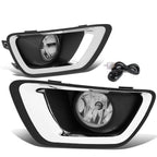 Pair Fog Light Lamps for Chevy Colorado (2015–2019) w/ Switch & Chrome Trim