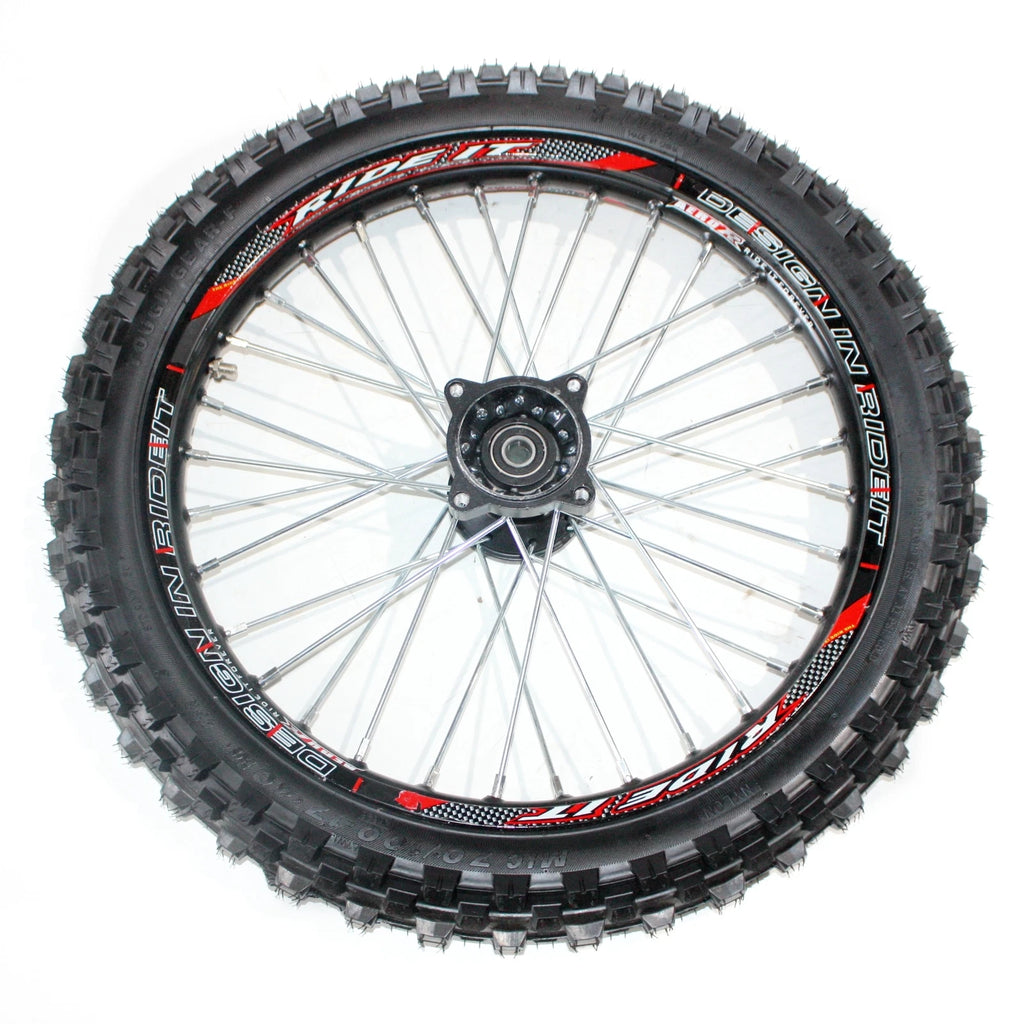 15mm Axle Front Wheel Rim Tire for PIT PRO Dirt Bike (70/100 - 17)