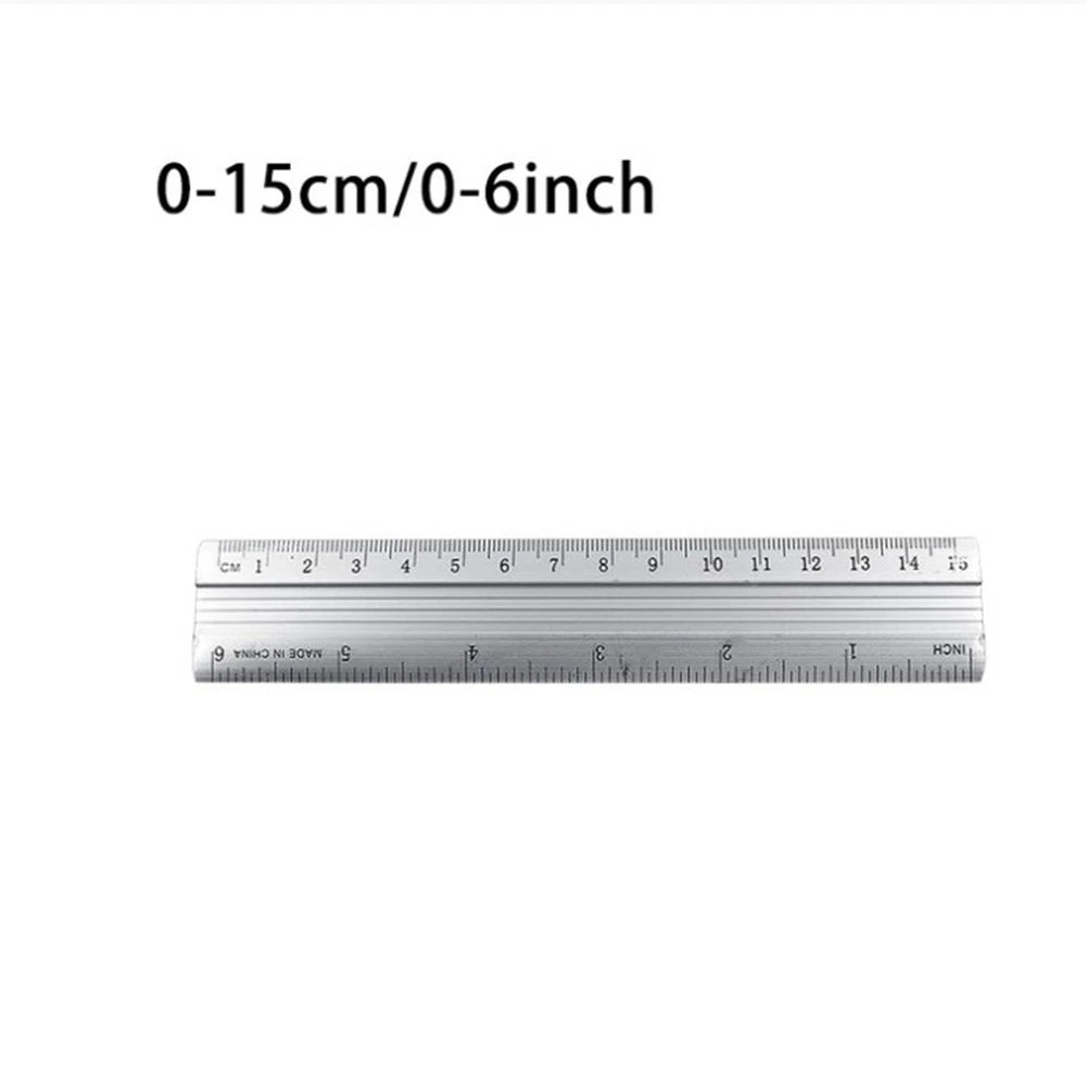 Aluminum Alloy Ruler Set of 3 (15cm, 20cm, 30cm)