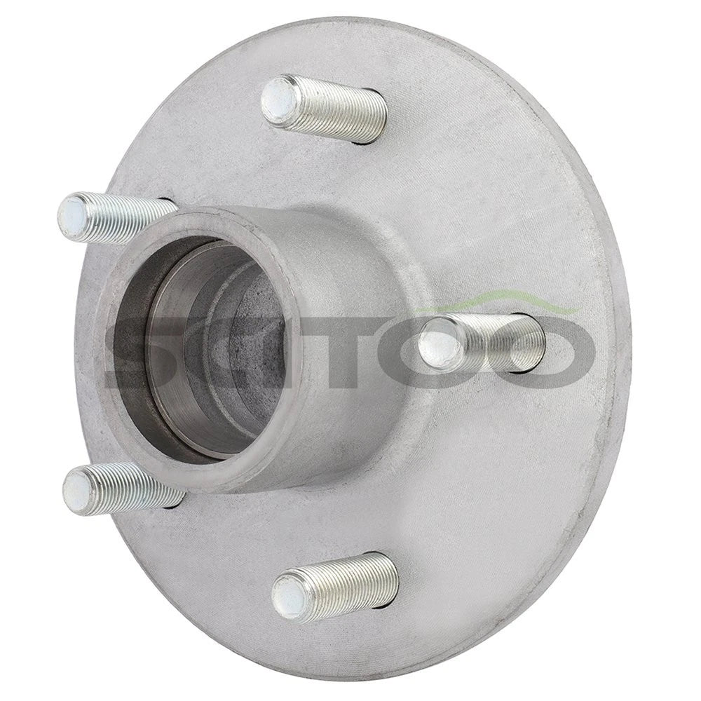 5 on 4.5" Galvanized Hub & 44649 X 68149 Bearings for Boat Trailer