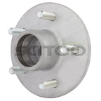5 on 4.5" Galvanized Hub & 44649 X 68149 Bearings for Boat Trailer