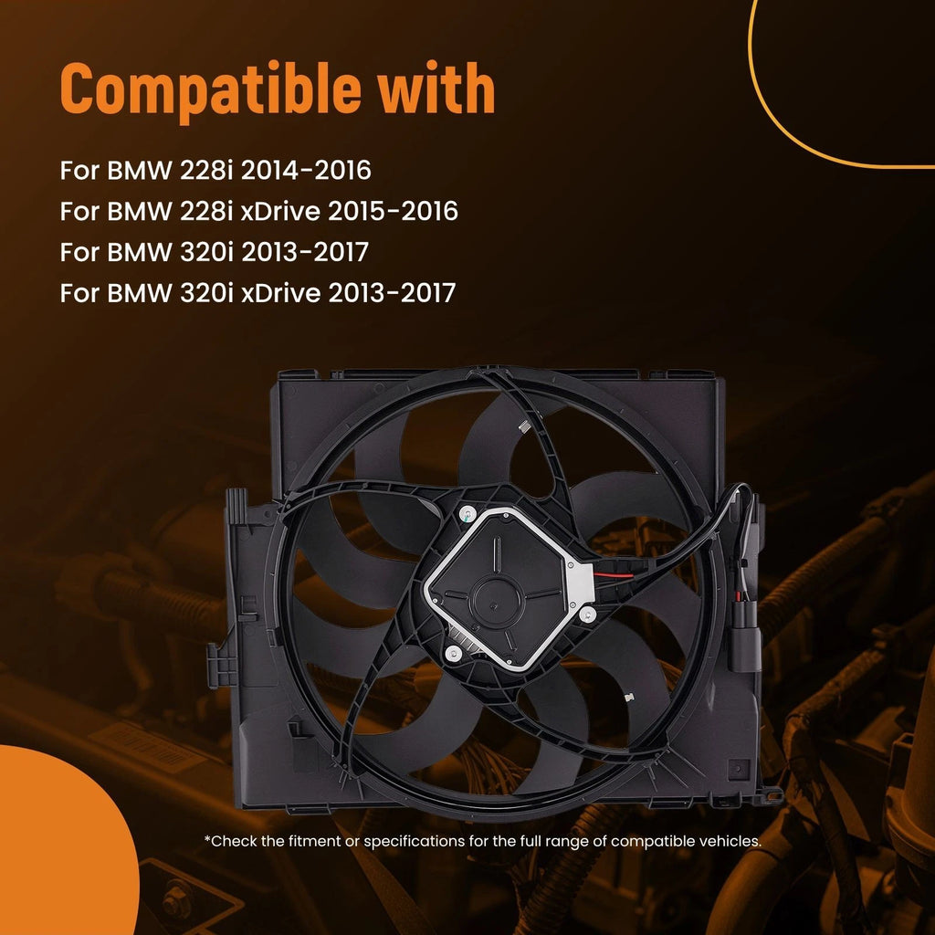 Cooling Fan Unit for BMW 228i xDrive/320i (2013–2017)