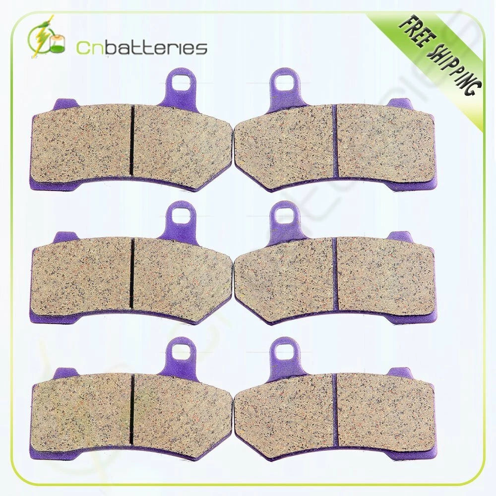 Front Brake Pads for Harley-Davidson FLHR Road King (2008–2012) Carbon Fiber
