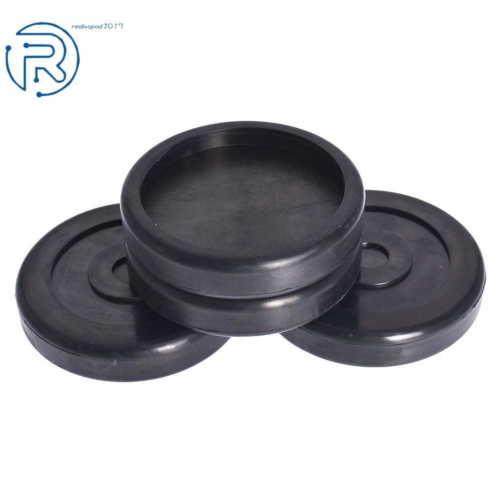 Set of 4 Round Rubber Arm Pads for Bendpak Lift, Danmar Lift (#5715017)