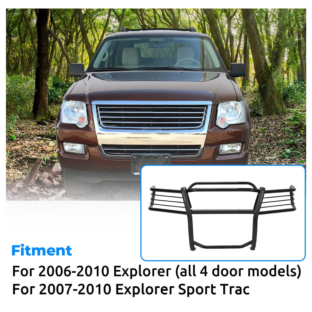 Bumper Grille Guard for Ford Explorer (2006–2010) Black
