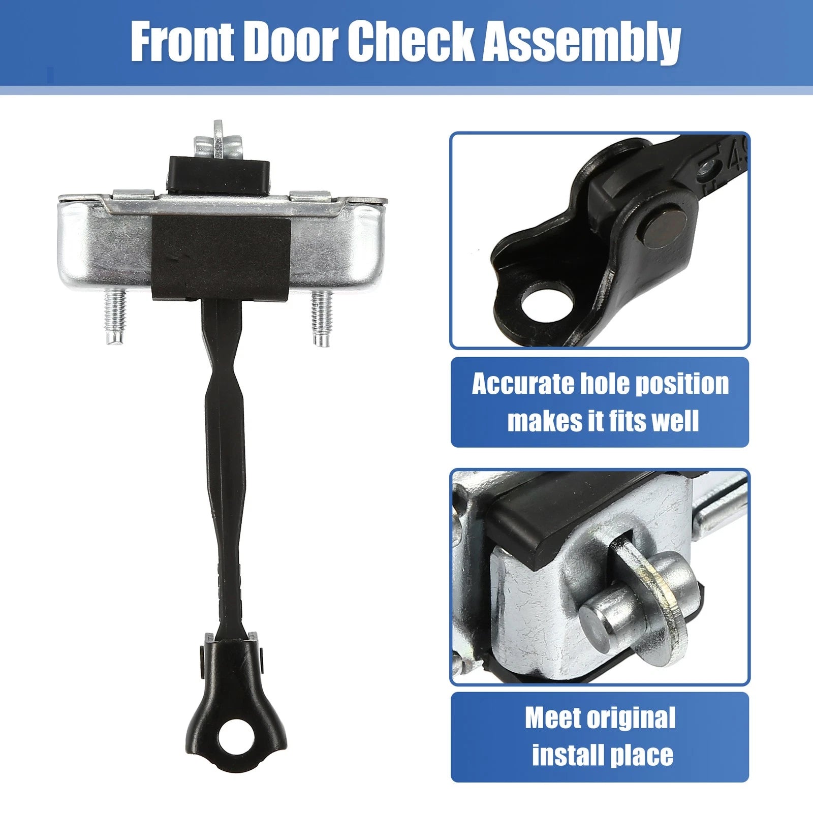 Front Left Door Check Stop Strap Bracket 6861060100 for Toyota Tacoma (2005–2016)
