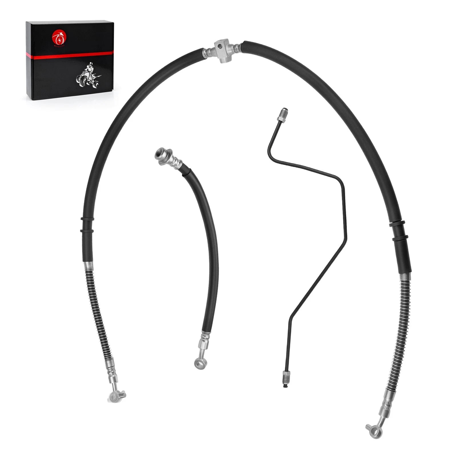 Front Brake Hose Lines Pipe Kit for Yamaha Raptor 700R (2006–2024) 1PE-F5872-00-00