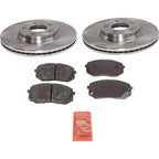 Brake Disc Rotors and Pads Kit for Kia Forte Niro EV Seltos Veloster Kona