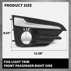 Fog Light Bezel Trim for Subaru Impreza (2017–2019) Right Side