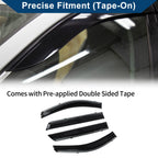 Set of 4 Window Deflectors for Hyundai Santa Fe (2007–2012)