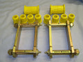 Extended Rear Greasable Shackles & Poly Bush Kit for Holden RA Rodeo (2003-2012)