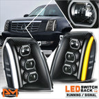 2X Full LED Tail Lights for Tacoma (2005–2015) Black Housing