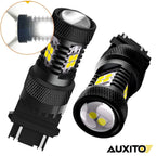 2X AUXITO 3156 3157 6000K LED Reverse Tail Brake Signal Light Bulbs