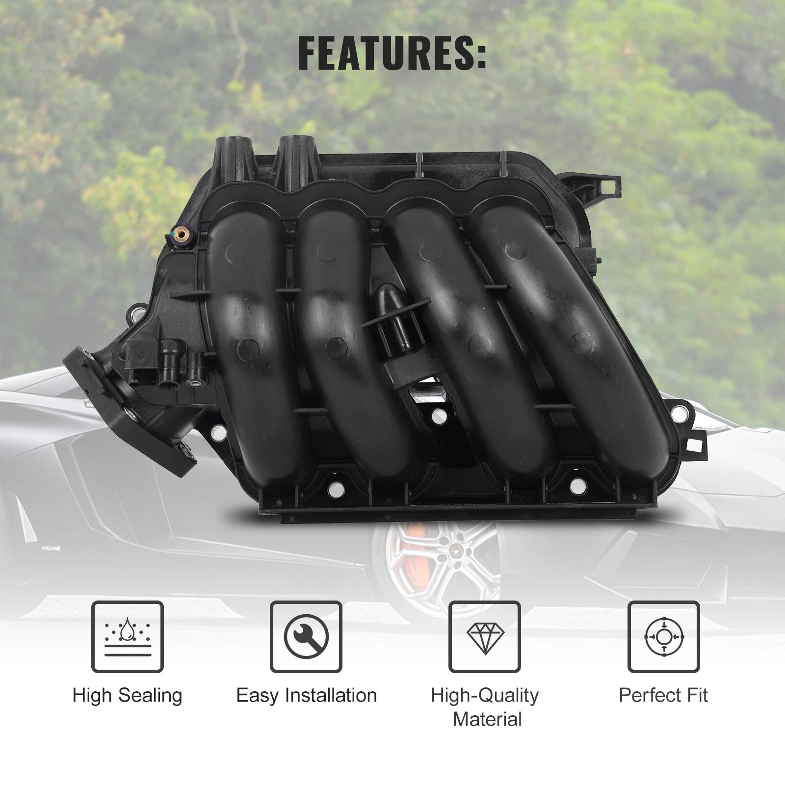 Intake Manifold with Gasket for Honda Accord CR-V Crosstour Acura ILX TSX (2008–2015)