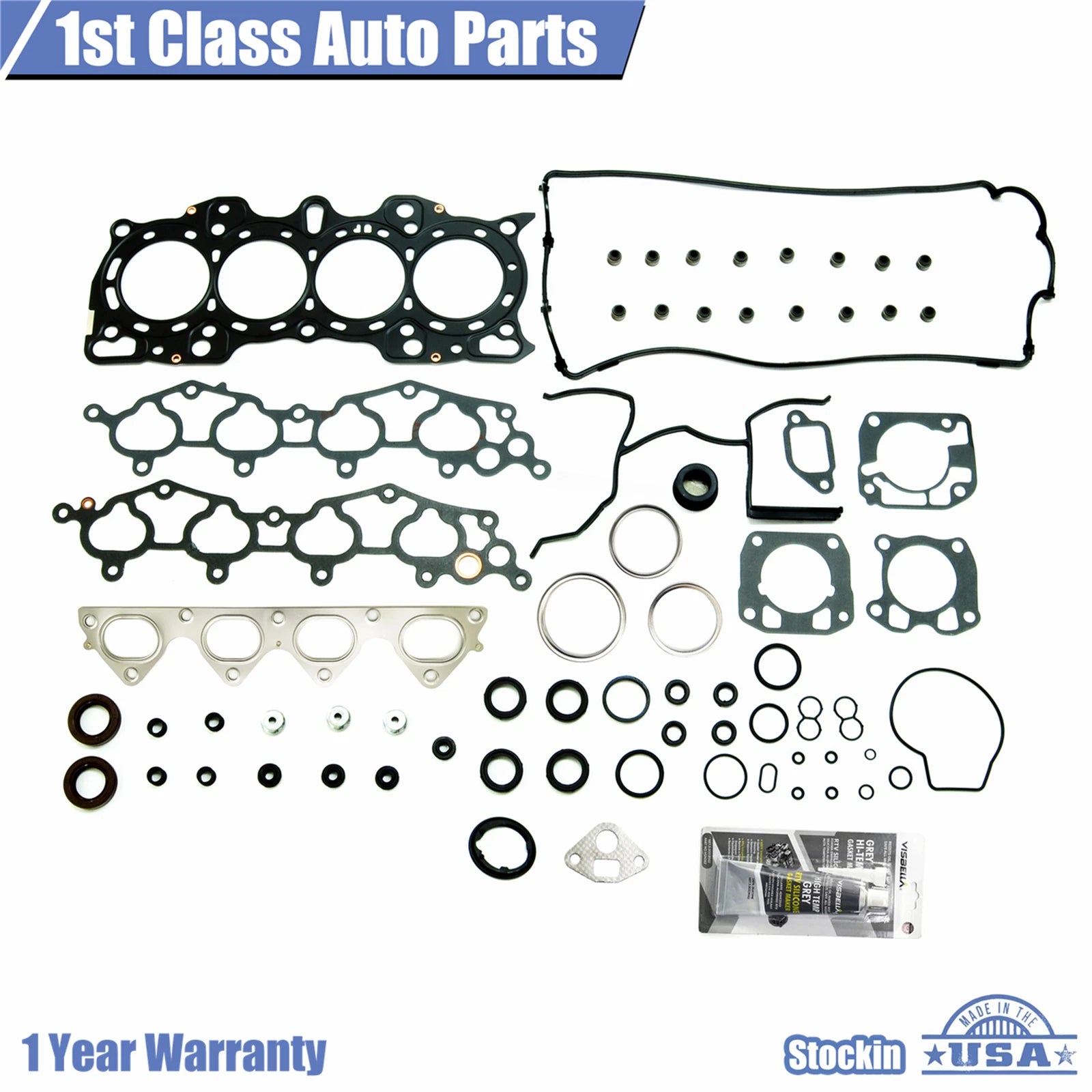 MLS Engine Head Gasket Set for Acura Integra (1990–2001) HS9698PT-1