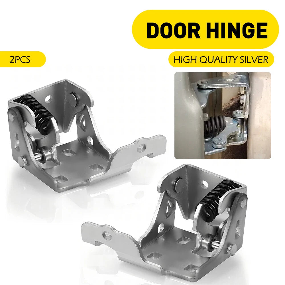 Set of 2 Front Lower Door Hinges for Chevy GMC Sierra 1500 (2007–2013)