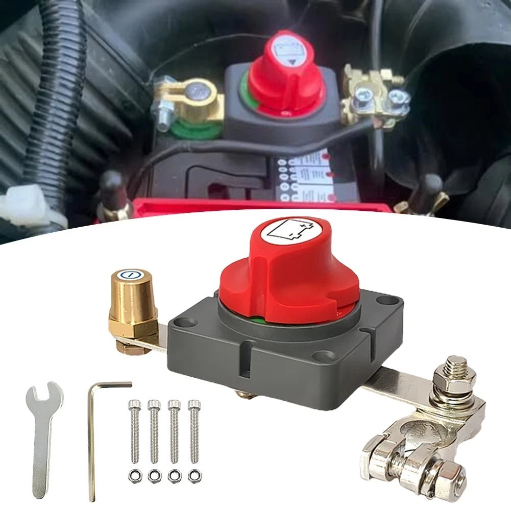 12V 48V Disconnect Switch with Top Post Terminals for RV Boat
