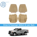Set of 2 Perforated Leather Seat Covers for Ford F-150 (2009–2014)