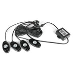 4X RGB LED Rock Lights for Offroad Vehicles (Wireless, Music Flashing)