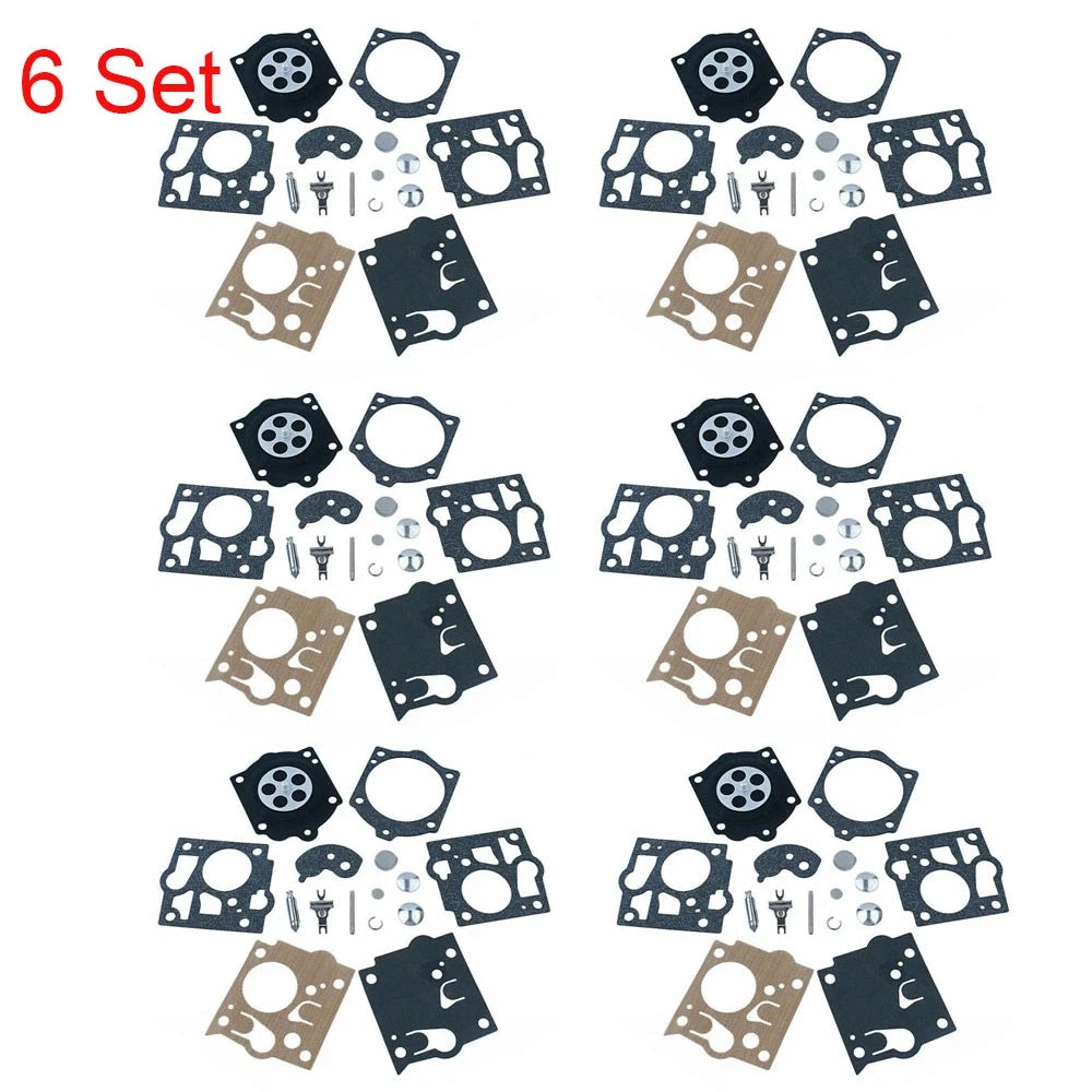 Set of 6 Carburetor Repair Kits for K10-SDC MCCULLOCH Homelite Echo