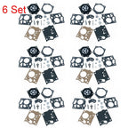 Set of 6 Carburetor Repair Kits for K10-SDC MCCULLOCH Homelite Echo