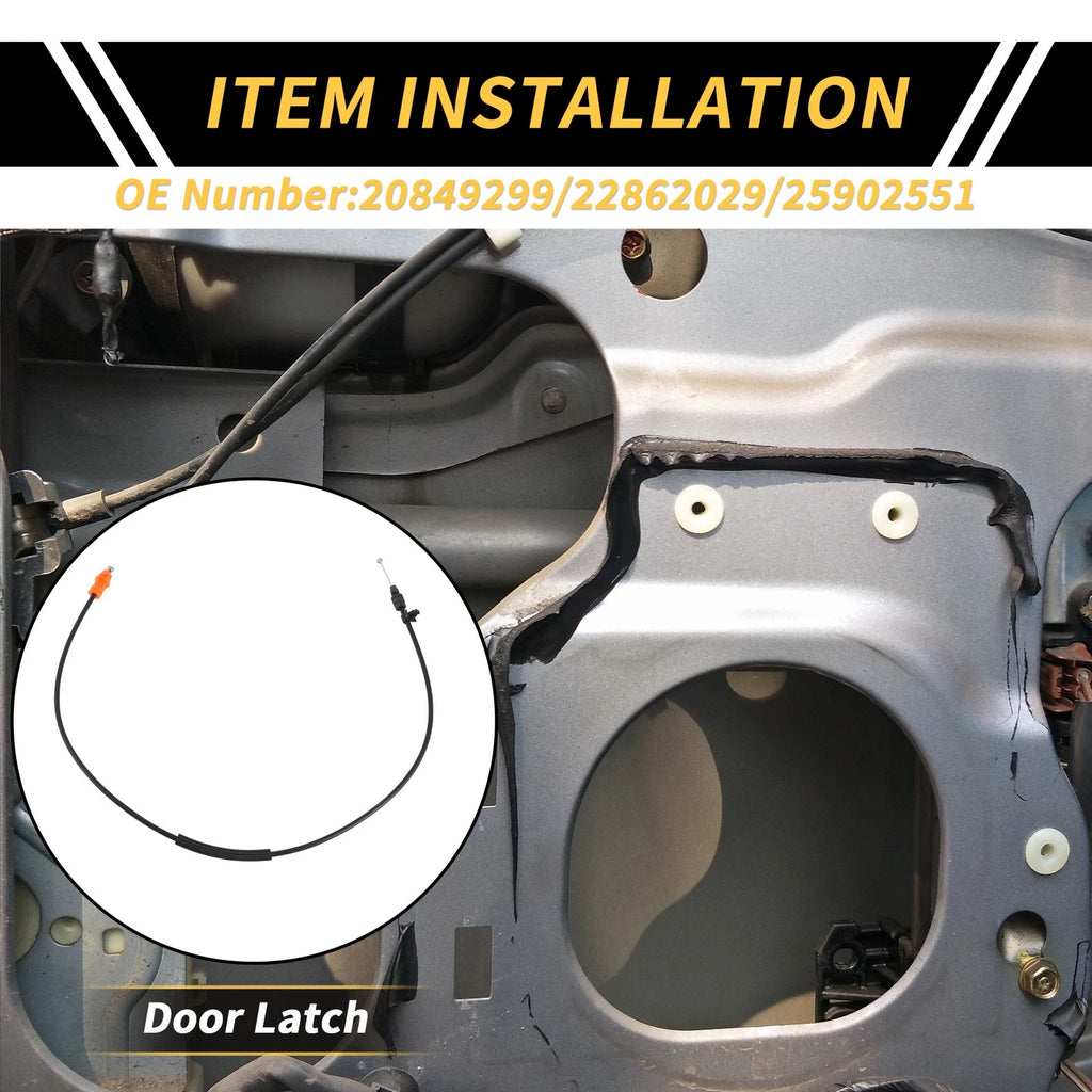 Door Latch Release Cable for Chevrolet Silverado, GMC Sierra (No. 20849299)
