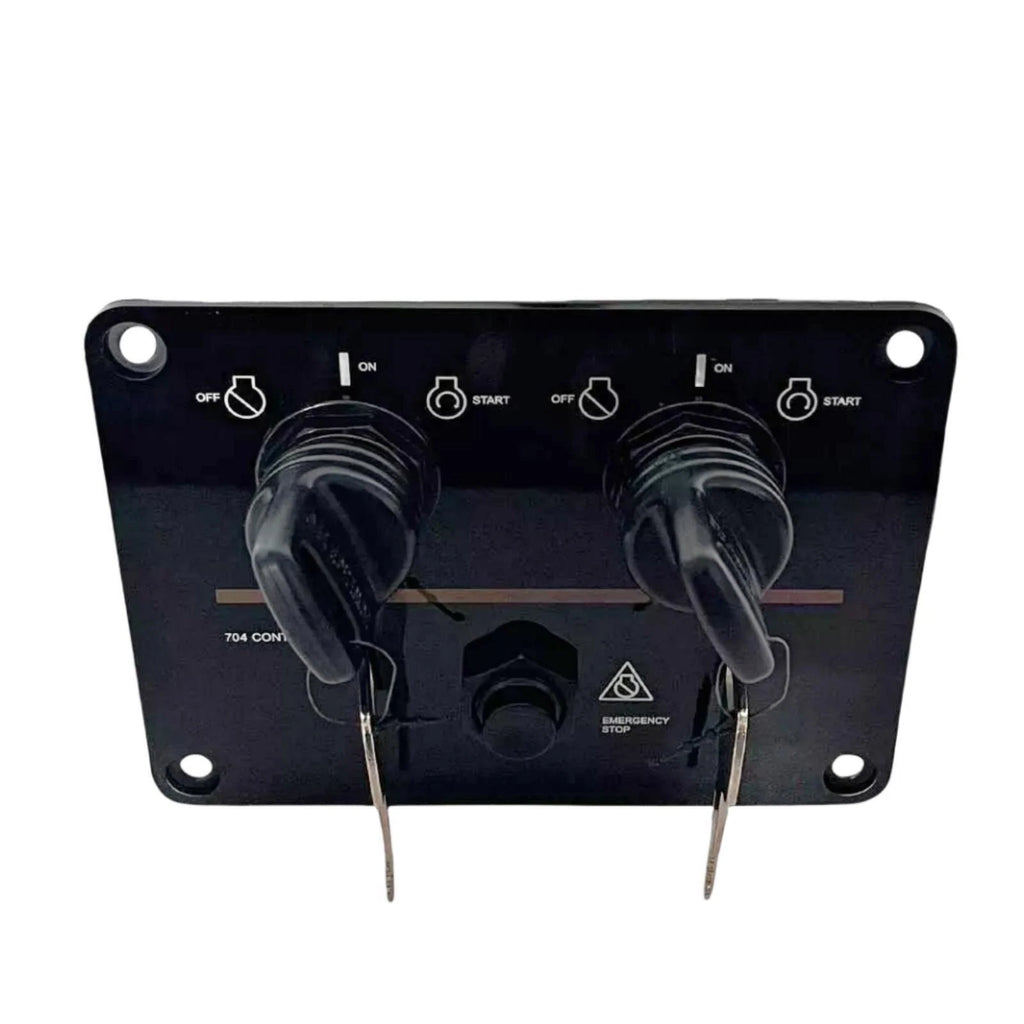Dual Key Switch Control Panel Mount for Yamaha Boat (6K1-82570-13, 6K1-82570-08)