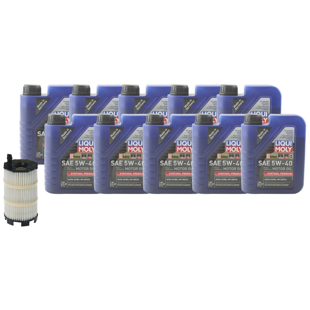 Liqui Moly Synthoil Premium 5W-40 Engine Oil Change Kit for RS4 S8 (2001–2008)