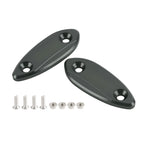 CNC Titanium Mirror Block Off Plates for Kawasaki Ninja 250 300 400 650 (2013–2022)