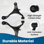 10x Front Lower Control Arms & Tie Rod Ends for Honda Civic (2001–2005)