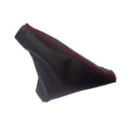 E Brake Boot for Land Rover LR2 (2008–2012) - Leather Synthetic, Red Stitch