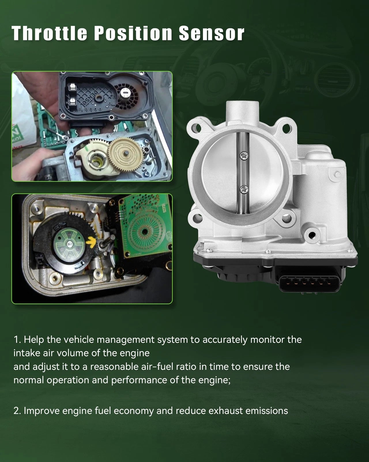 Throttle Body for Mazda 6, CX-5 (2014–2017), Mazda 3, 3 Sport (2014–2018) 2.5L