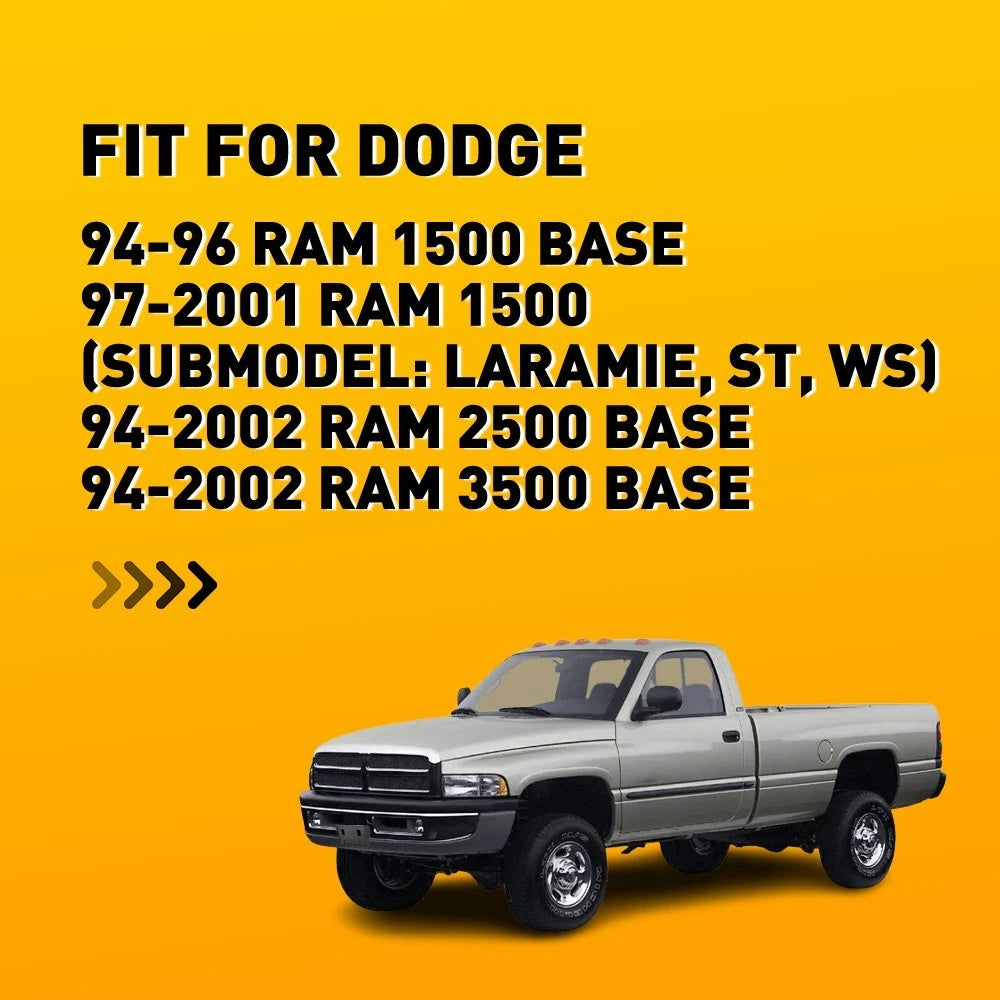 Front License Plate Frame Tag Holder for Ram 1500 2500 3500 (1994-2002)