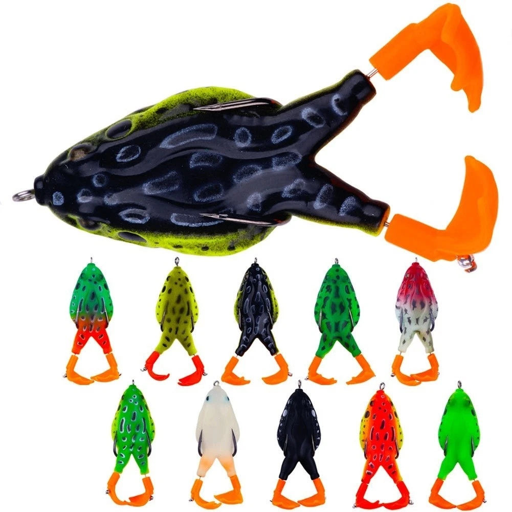 Thunder Frog 9cm 12g Topwater Frog Lure for Fishing (Floating Rubber)