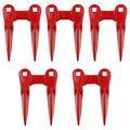 Set of 5 LH Grain Head Cutter Bar Guards for Case-IH Mower (Fits Models)
