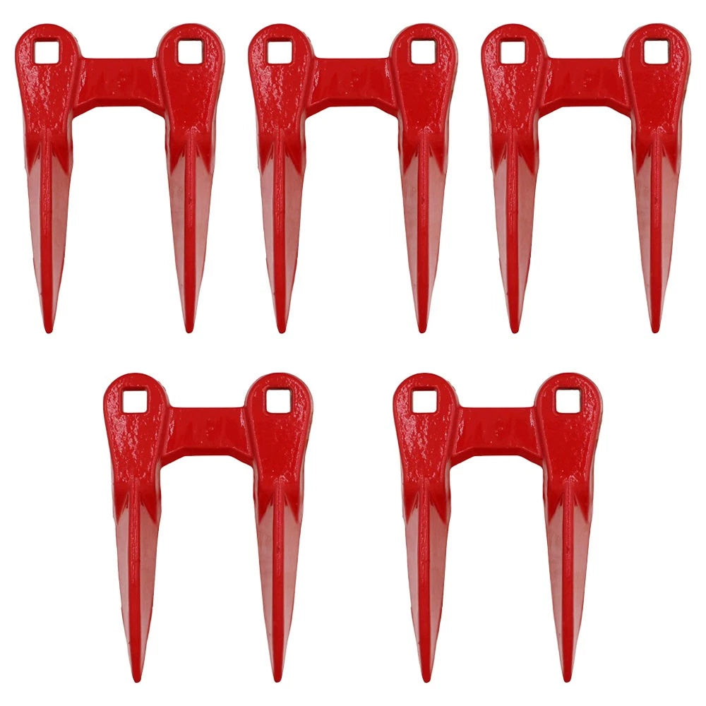 Set of 5 LH Grain Head Cutter Bar Guards for Case-IH Mower (Fits Models)