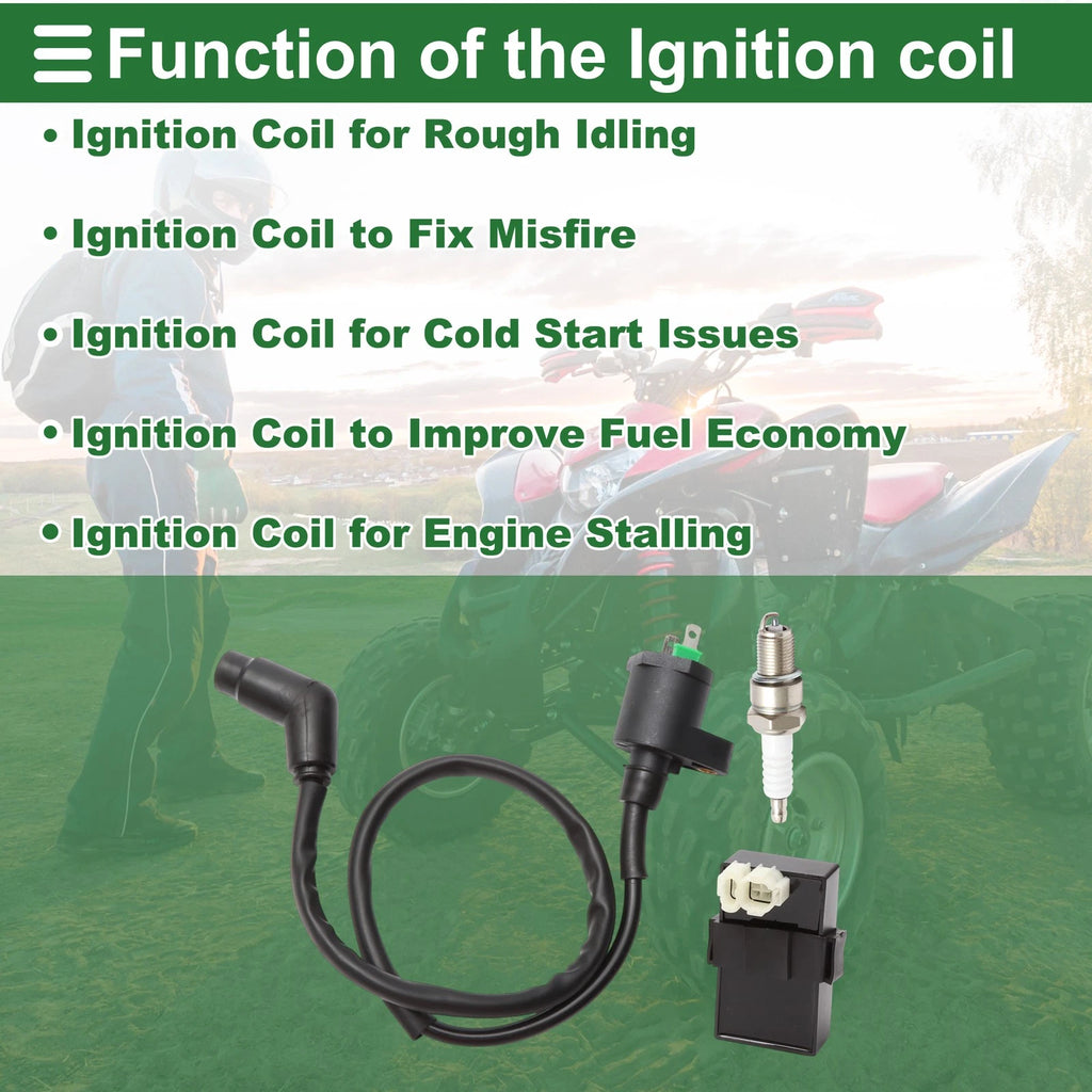 Ignition Coil Set for Honda FourTrax 300 TRX300 2x4 (1994–1997) No. 30410HM5505