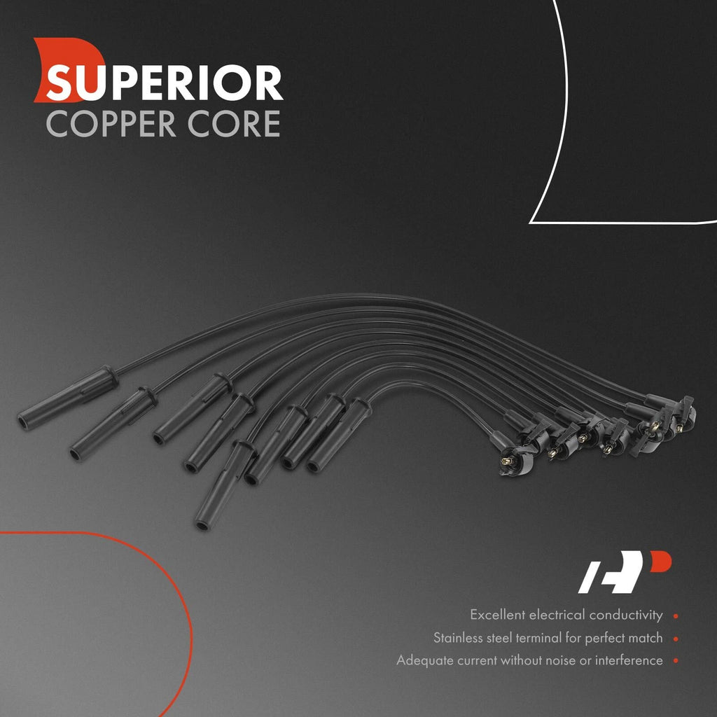 8x Spark Plug Wire Set for Ford Mustang Ranger (1989-1993)