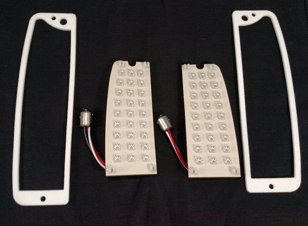 LED Brake Stop Turn Tail Light Inserts with Gaskets for 1966–1977 Ford Bronco