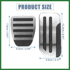 3pcs Accelerator & Brake Pedal Cover Set for Nissan Leaf (2011–2023)