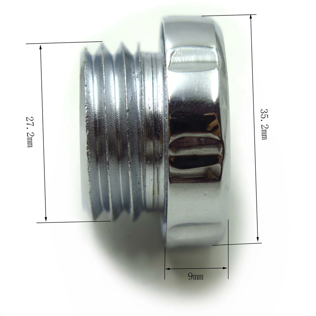 Chrome Brake Fluid Reservoir Cap Cover for Yamaha YZF-R1 (1998–2024)