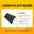 Front License Plate Bracket for Cadillac SRX (2010–2016) EPY
