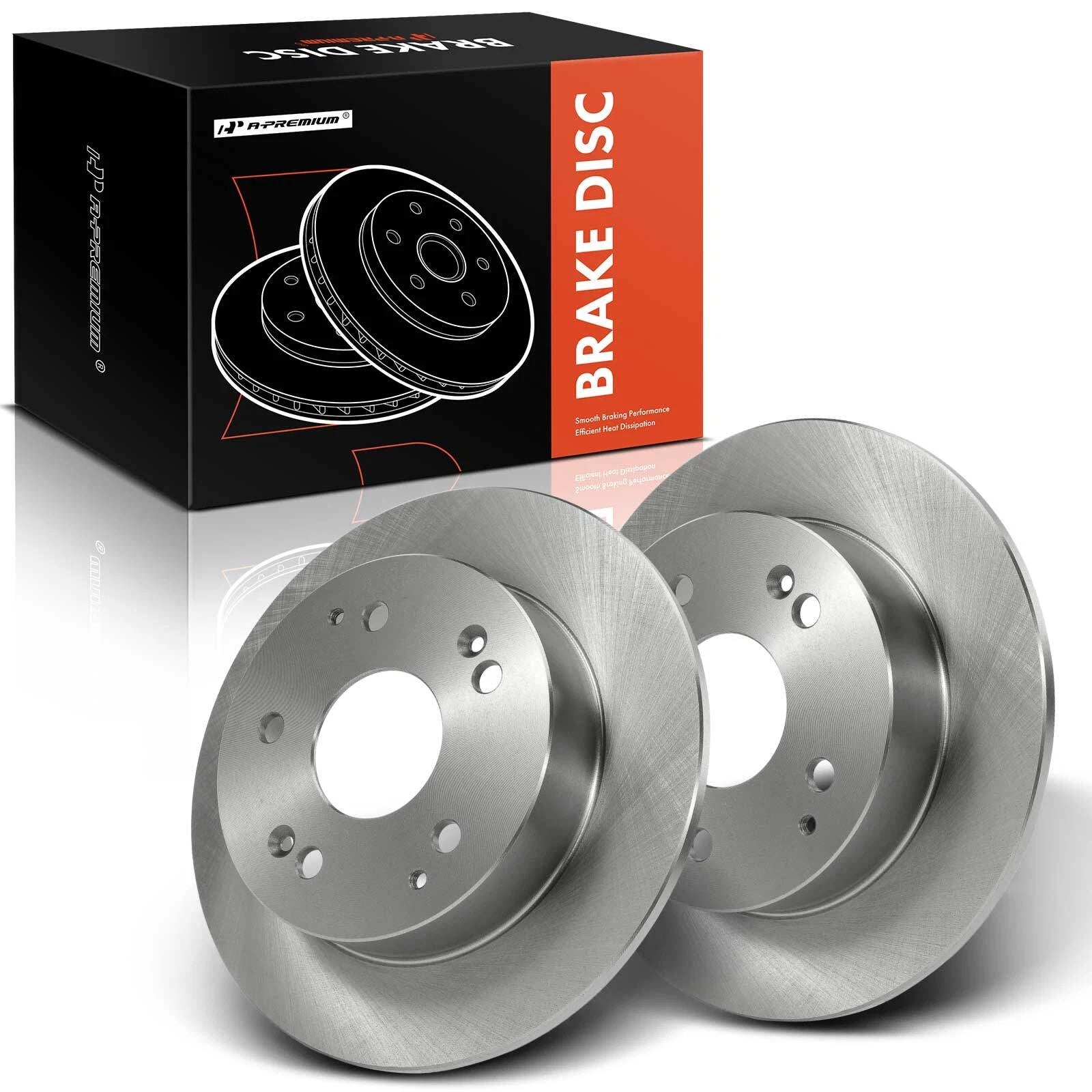 2X Rear Disc Brake Rotors for Honda Accord Civic Acura Integra RSX