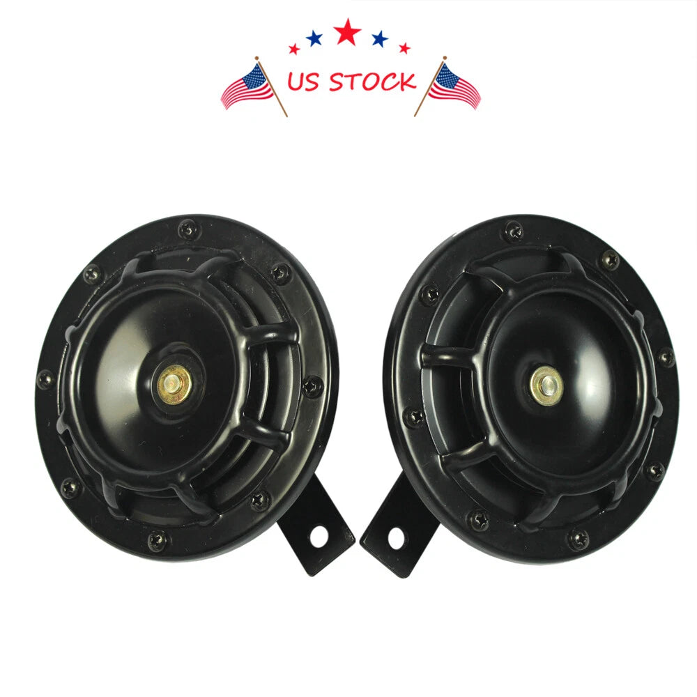 2X Electric Blast Tone Horn Kit for 12V Vehicles